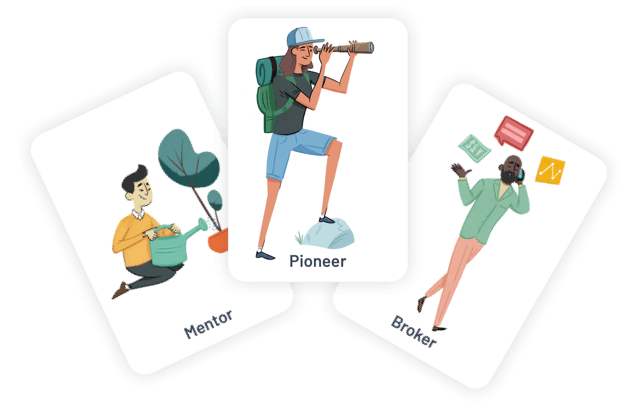 pioneer group illustration